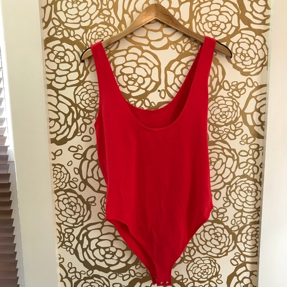Coco Cola Logo Red Sleeveless Tight Bodysuit - Picture 6 of 7